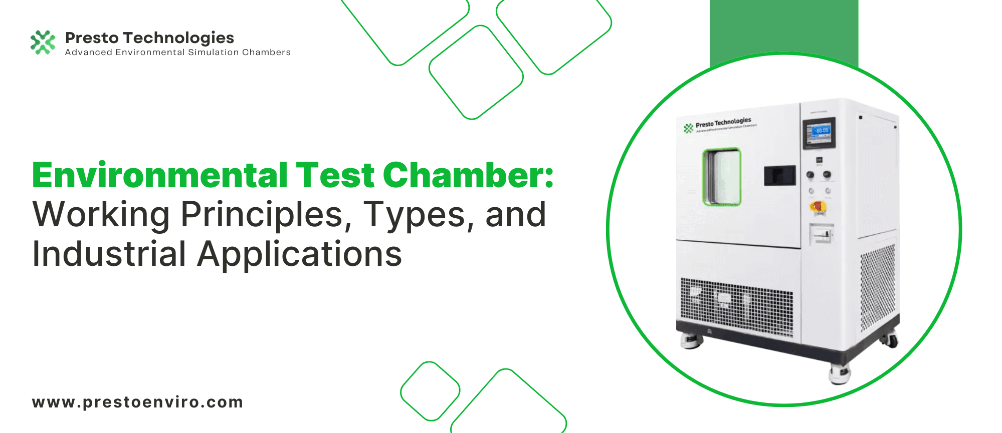 Environmental Test Chamber: Working Principles, Types, and Industrial Applications