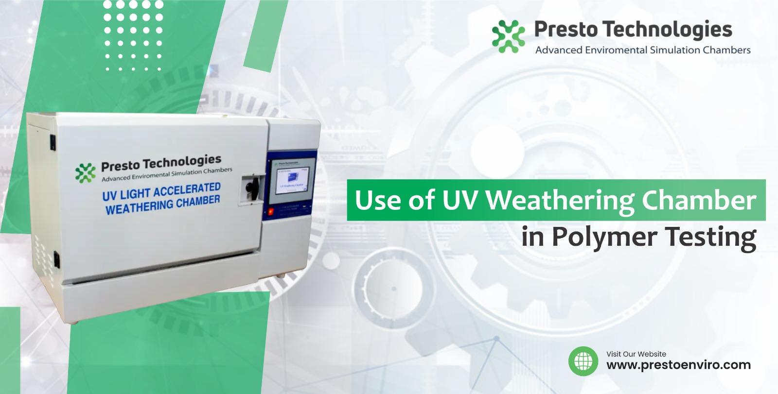 Use of UV weathering chamber in polymer testing